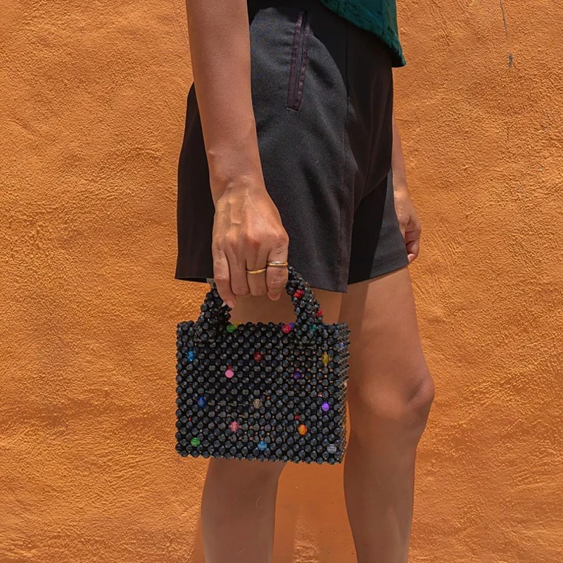 Square Box Beaded Crossbody Bags Point Designer Brand Acrylic Crystal Clear Pearl Beaded Box Tote Bag Women Party Bucket Handbag
Square Box Beaded Crossbody Bags Point Designer Brand Acrylic Crystal Clear Pearl Beaded Box Tote Bag Women Party Bucket Handbag
