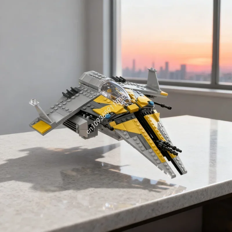 512pcs MOC Gladiator Class Assault Fighter Star Battle Model Building Blocks Assemble DIY Festival Gift Idea Toys Birthday
512pcs MOC Gladiator Class Assault Fighter Star Battle Model Building Blocks Assemble DIY Festival Gift Idea Toys Birthday