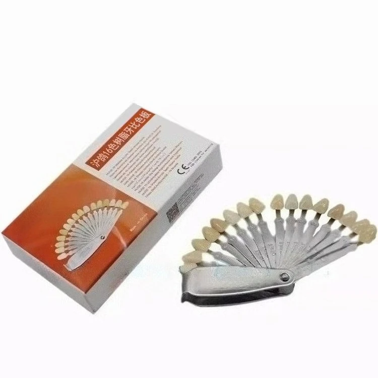 Dental Materials 16-color Resin Teeth Shade Guide Cold Light Whitening Shade Card Oral Beauty Before and After Comparison
Dental Materials 16-color Resin Teeth Shade Guide Cold Light Whitening Shade Card Oral Beauty Before and After Comparison