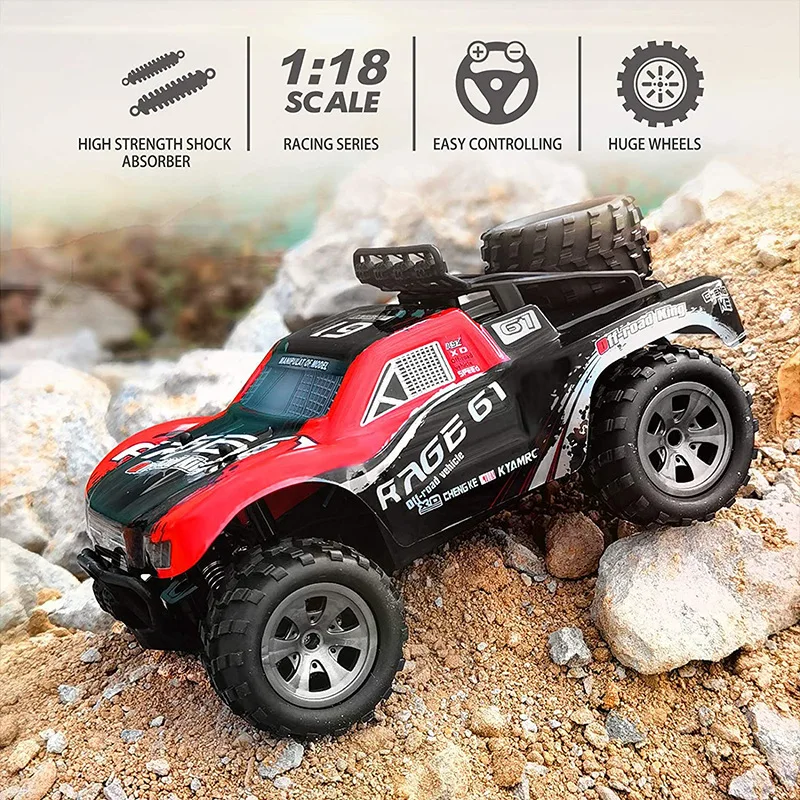 2.4G 1:18 Short Course Truck RC Car, High Speed Off-Road Monster Climbing Remote Control Racing Vehicle Toy for Boys Kids
2.4G 1:18 Short Course Truck RC Car, High Speed Off-Road Monster Climbing Remote Control Racing Vehicle Toy for Boys Kids