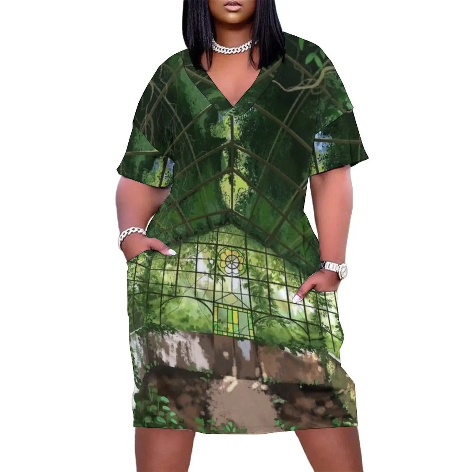 Greenhouse Loose Pocket Dress elegant chic women dresses promotion prom dress Long dress
Greenhouse Loose Pocket Dress elegant chic women dresses promotion prom dress Long dress