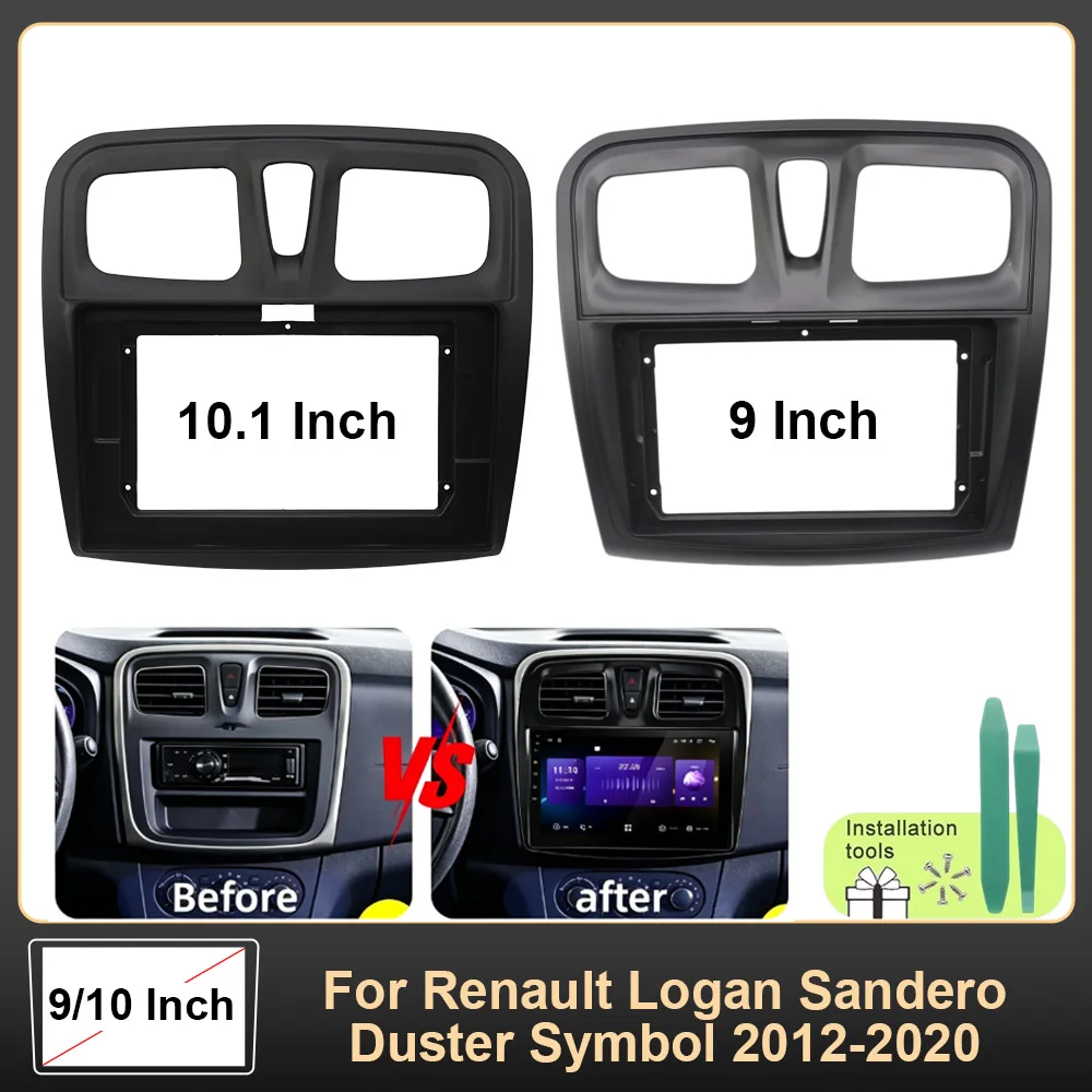 Android Car Radio Dash Fitting Panel Fascia Adapter Kit 9/10 Inch Car Frame For Renault Logan Sandero Duster Symbol 2012-2020
Android Car Radio Dash Fitting Panel Fascia Adapter Kit 9/10 Inch Car Frame For Renault Logan Sandero Duster Symbol 2012-2020