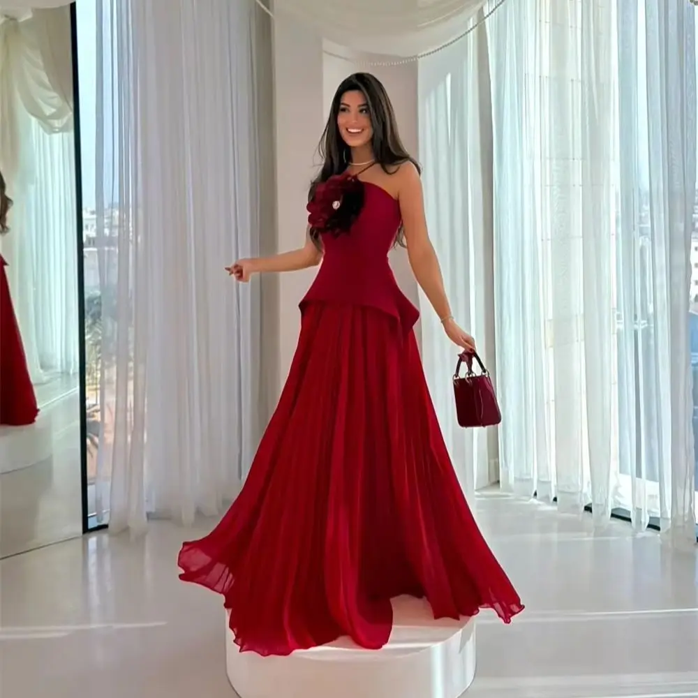 Burgundy Floral Long Bespoke Occasion Gown Evening Dresses Pastrol Unisex Jersey Retro Dubai Saudi Arabic Prom Customized
Burgundy Floral Long Bespoke Occasion Gown Evening Dresses Pastrol Unisex Jersey Retro Dubai Saudi Arabic Prom Customized