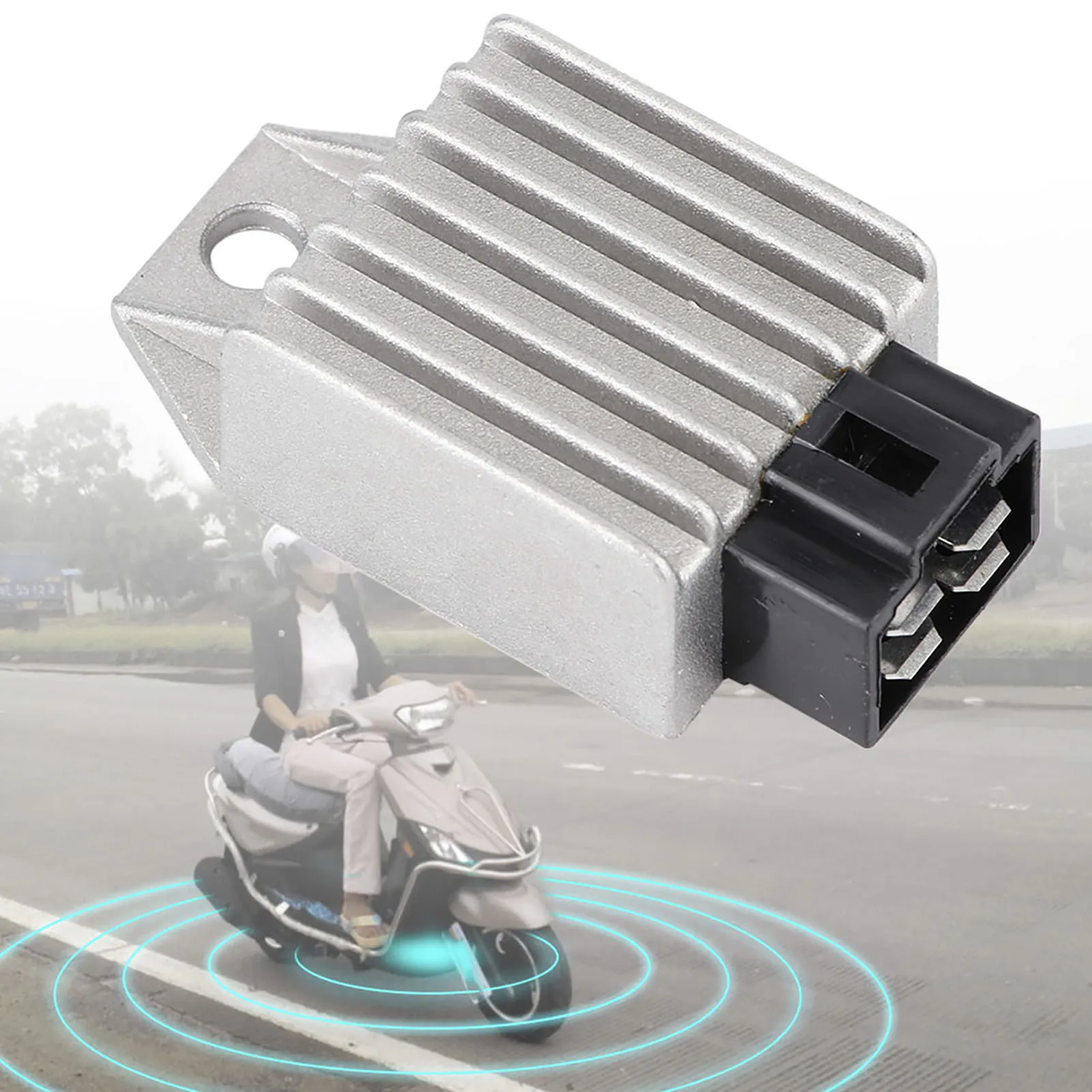 AVR Current Rectifier Voltage Stabilizer Motorcycle Motor Bike 12V Voltage Regulator Rectifier 4 Pin
AVR Current Rectifier Voltage Stabilizer Motorcycle Motor Bike 12V Voltage Regulator Rectifier 4 Pin