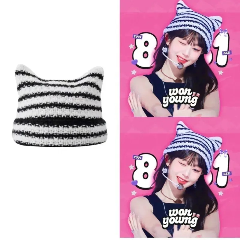 YANBIGUO Japanese Streetwear Harajuku Beanie Little Devil Striped Knitted Hat Women Girls Autumn Winter Cute Cat Ears Cap
YANBIGUO Japanese Streetwear Harajuku Beanie Little Devil Striped Knitted Hat Women Girls Autumn Winter Cute Cat Ears Cap
