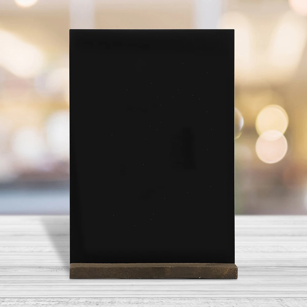 Wooden Display Board Chalkboard Sign Mini Tabletop Signs for Food Party Decorative Reusable Material Strong Construction
Wooden Display Board Chalkboard Sign Mini Tabletop Signs for Food Party Decorative Reusable Material Strong Construction