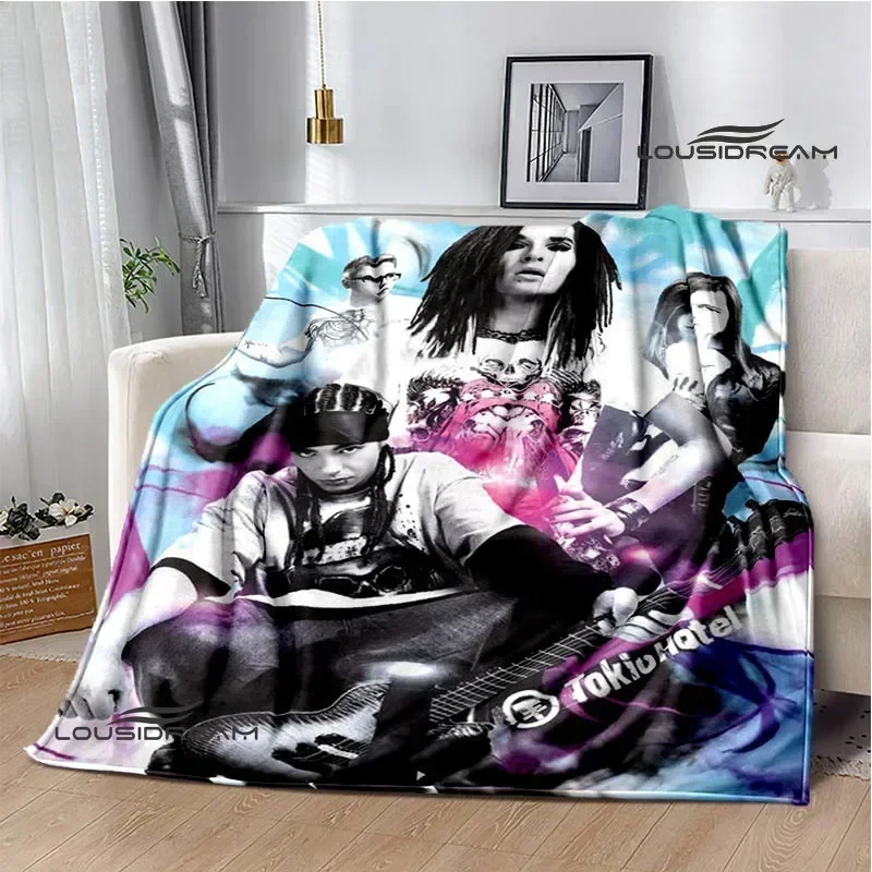 Rock band Tokio Hotel Printed blankets Picnic blanket Flange Warm blanket Home travel blankets bed linings birthday gift
Rock band Tokio Hotel Printed blankets Picnic blanket Flange Warm blanket Home travel blankets bed linings birthday gift