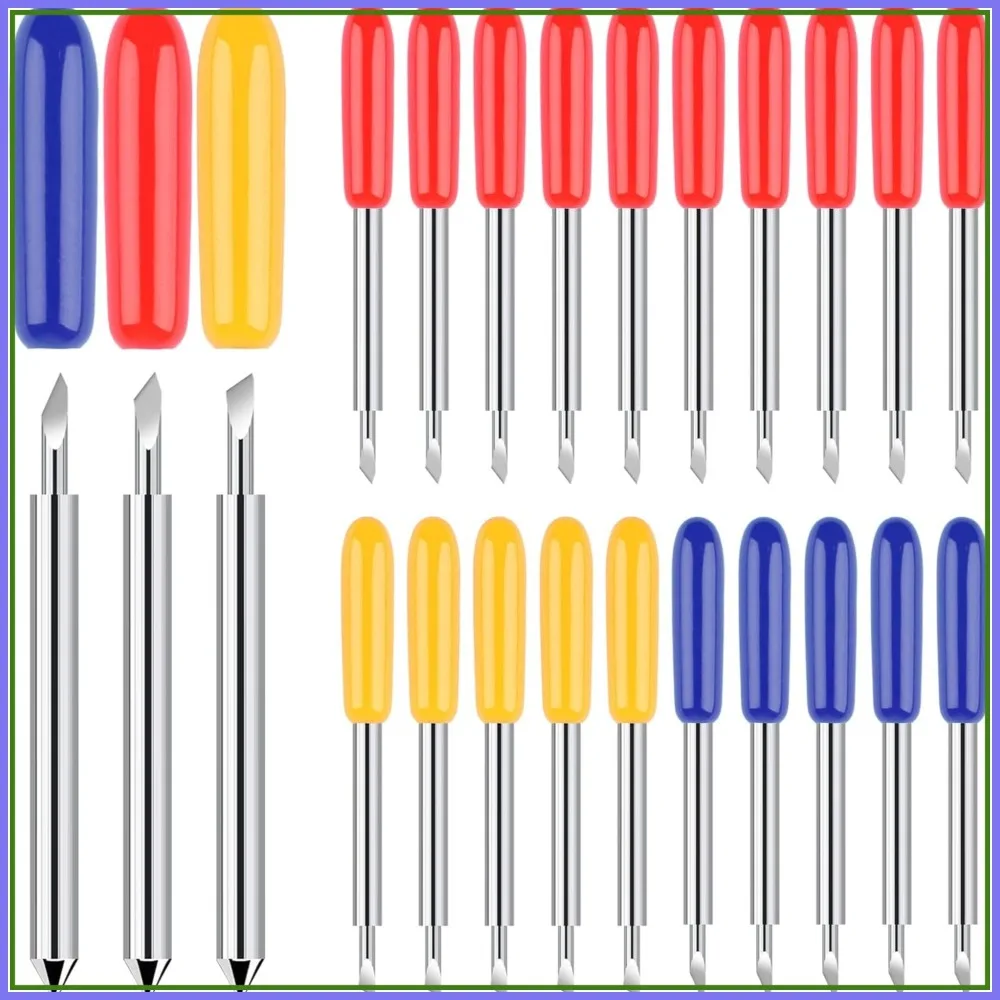 40 PCS Replacement Cutting Blades: 20 Standard, 10 Deep, 10 Fine Point for Explore Air 2/3, Maker/3
40 PCS Replacement Cutting Blades: 20 Standard, 10 Deep, 10 Fine Point for Explore Air 2/3, Maker/3