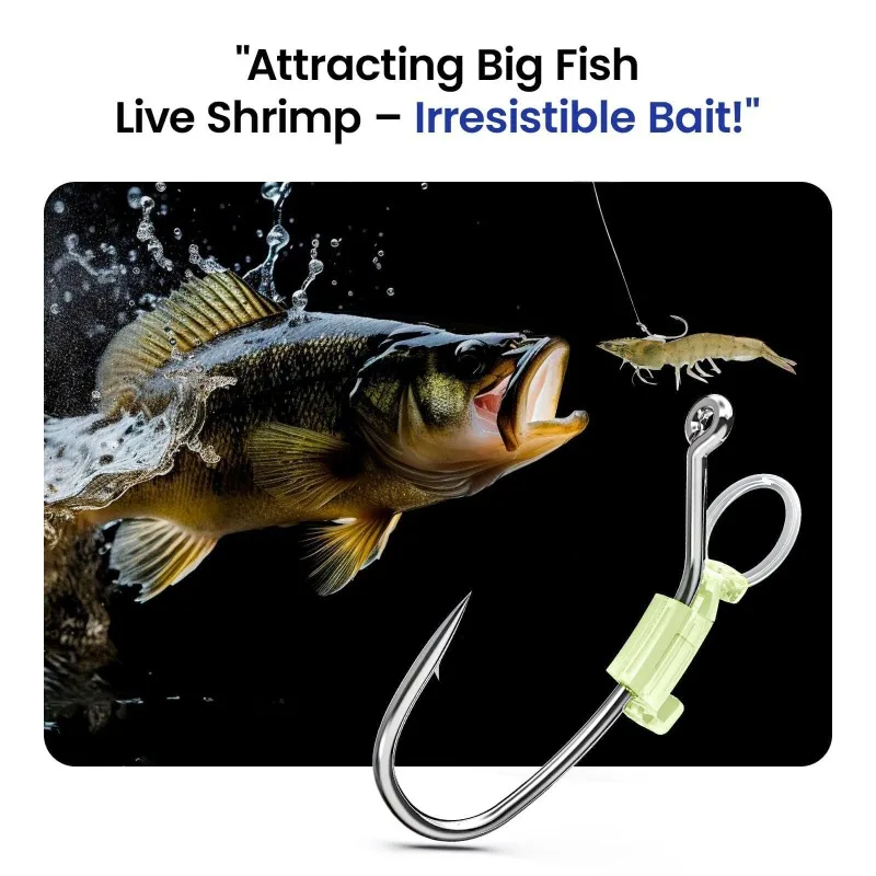 Luminous Live Shrimp Hooks Glow In Dark Shrimp Back Hooks Rig Freshwater Saltwater Live Bait Fishing Hooks
Luminous Live Shrimp Hooks Glow In Dark Shrimp Back Hooks Rig Freshwater Saltwater Live Bait Fishing Hooks