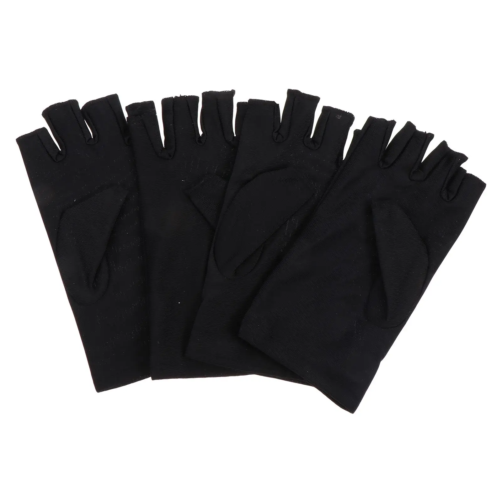 2 Pairs Black Sunscreen Finger Gloves Breathable Cycling Riding Outdoor Ice Silk Elastic Half Finger Gloves Men Women
2 Pairs Black Sunscreen Finger Gloves Breathable Cycling Riding Outdoor Ice Silk Elastic Half Finger Gloves Men Women