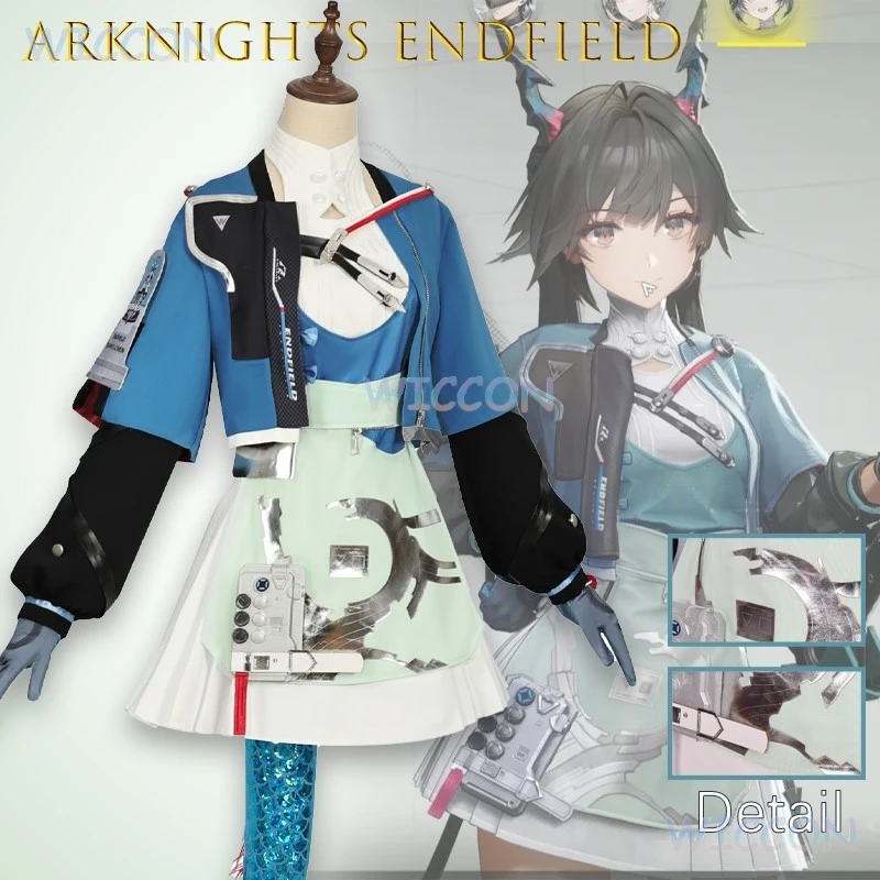 Chen Qianyu Cosplay Costume Arknights Endfield Full Set Anime Game Character Halloween Party Carnival Double Penetration
Chen Qianyu Cosplay Costume Arknights Endfield Full Set Anime Game Character Halloween Party Carnival Double Penetration