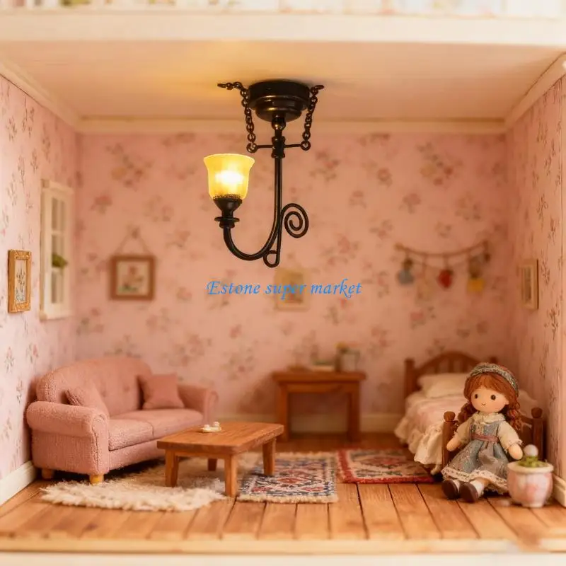 090B Chandelier Model Bedroom Ceiling Light Miniature Furniture Model Accessories Role Play Furnishings Lighting Toy
090B Chandelier Model Bedroom Ceiling Light Miniature Furniture Model Accessories Role Play Furnishings Lighting Toy