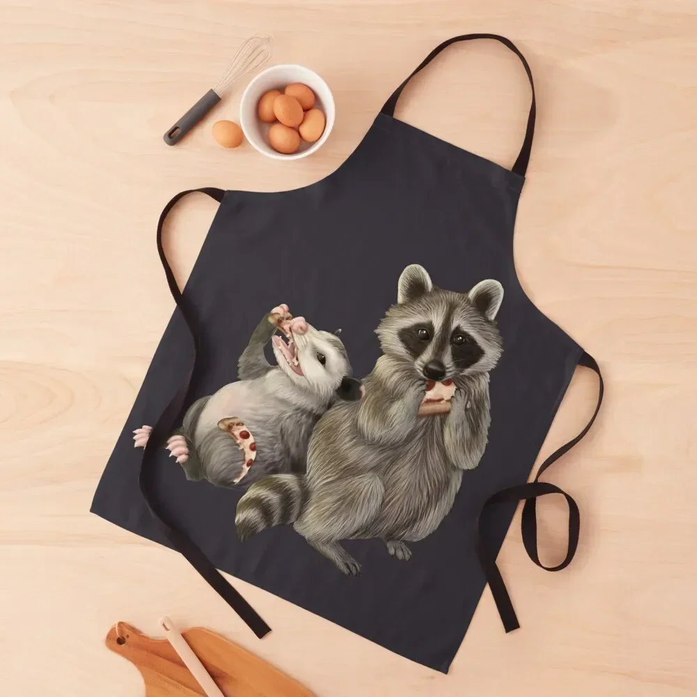 Possum and raccoon with pizza Apron Korean Things For The Kitchen Kitchens Accessories bib Apron
Possum and raccoon with pizza Apron Korean Things For The Kitchen Kitchens Accessories bib Apron