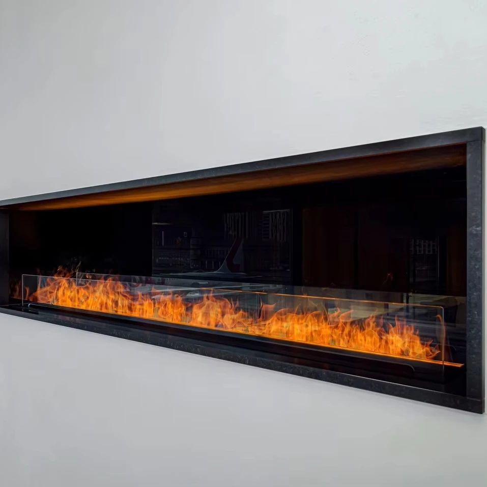 High End Indoor Living Room Hotel Decor Flame 3D Smart Electric Fireplace Wall Recessed Black App Control Steam Water Fireplace
High End Indoor Living Room Hotel Decor Flame 3D Smart Electric Fireplace Wall Recessed Black App Control Steam Water Fireplace