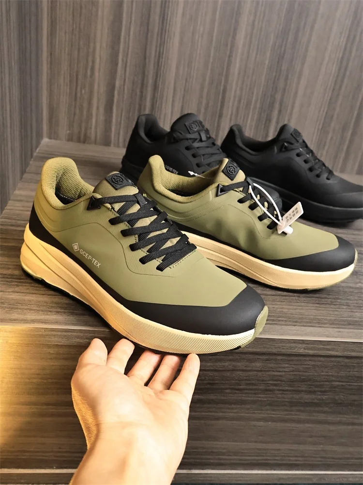 Outdoor Men's Running Shoes Waterproof Breathable Anti-slip Casual Shoes Comfortable Low Cut Fashionable Autumn Season
Outdoor Men's Running Shoes Waterproof Breathable Anti-slip Casual Shoes Comfortable Low Cut Fashionable Autumn Season