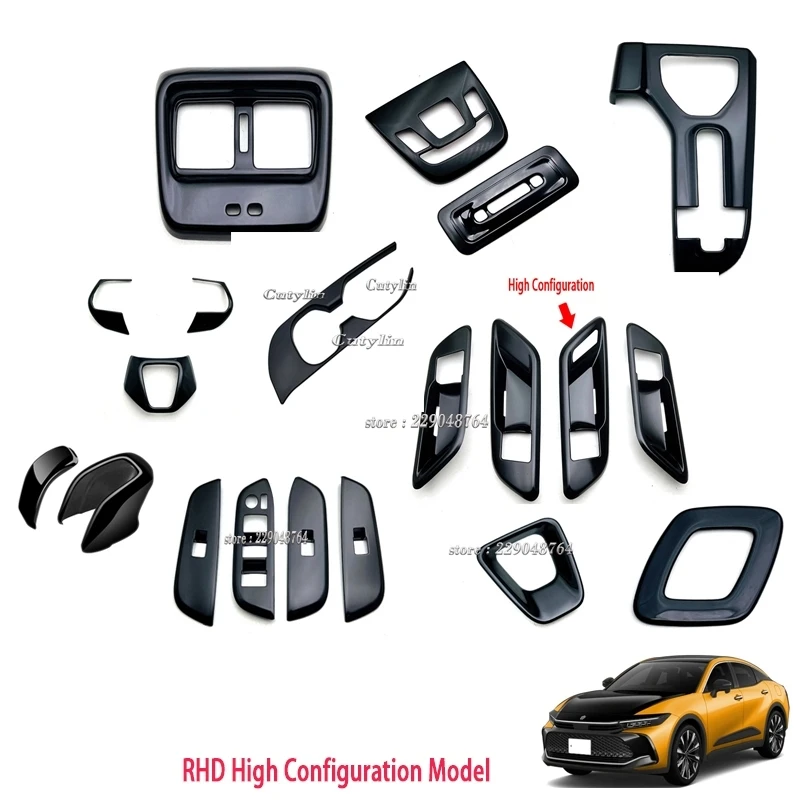 For Toyota Crown Cossover 2023 2024 2025 ABS Black Color Gear Shift Panel Cover Trim Window Switch Panel Lift Cover Accessories
For Toyota Crown Cossover 2023 2024 2025 ABS Black Color Gear Shift Panel Cover Trim Window Switch Panel Lift Cover Accessories