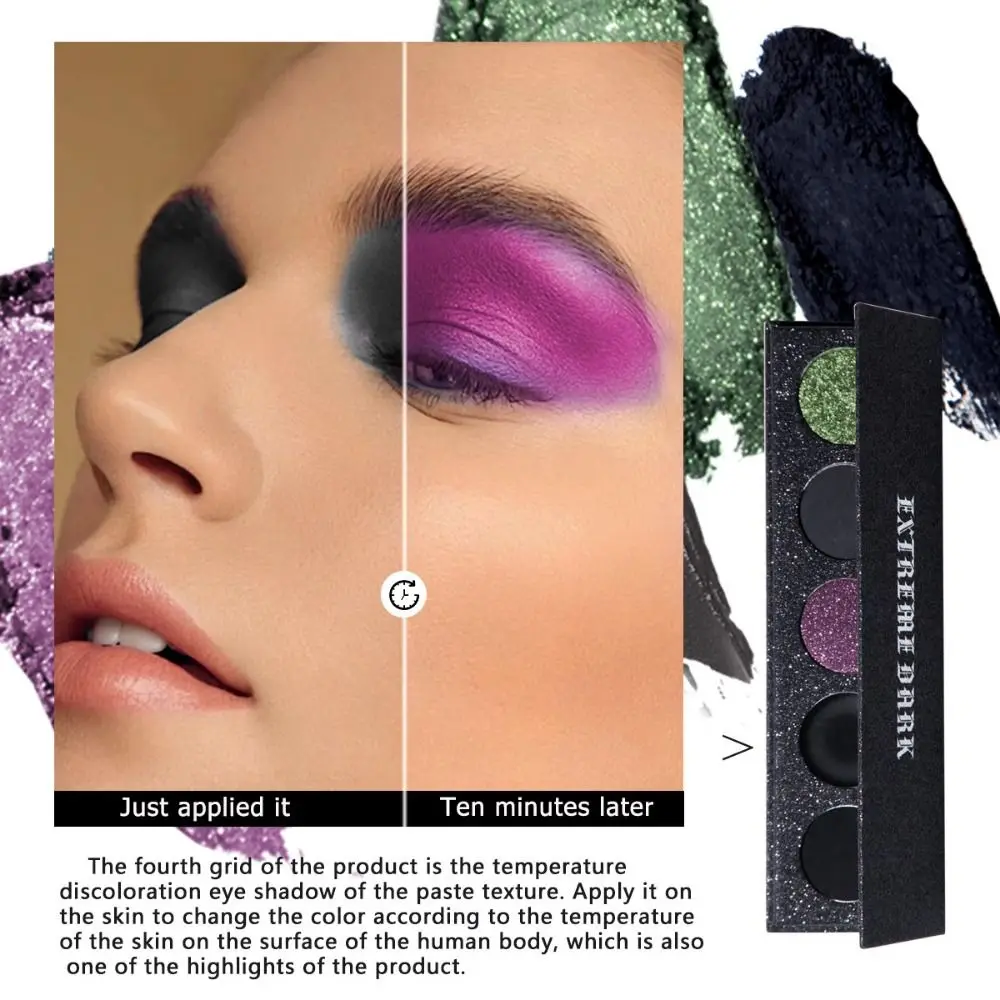 Exaggeration Intense Dark Eyeshadow Palette Easy To Color Long-Lasting 5-Color Eyeshadow Palette Waterproof Boldness
Exaggeration Intense Dark Eyeshadow Palette Easy To Color Long-Lasting 5-Color Eyeshadow Palette Waterproof Boldness