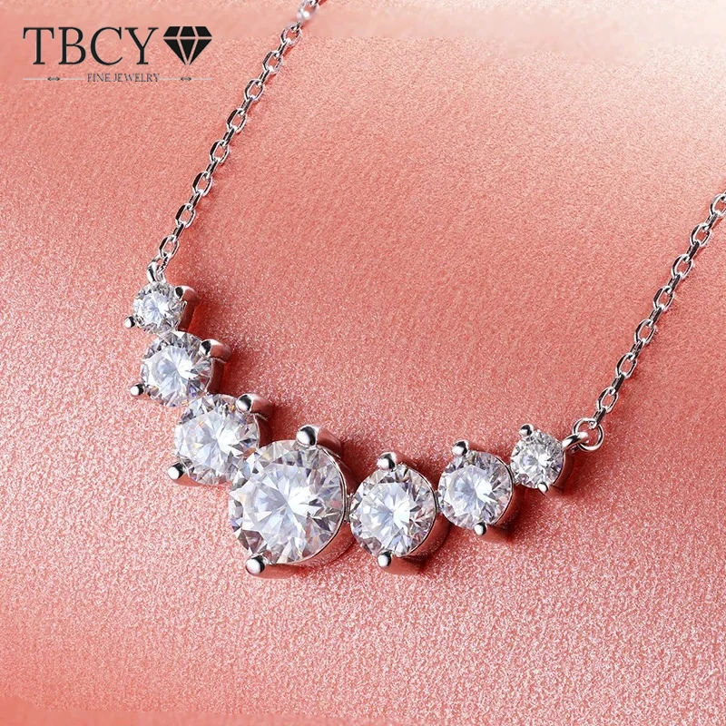 TBCYD 5CT D VVS1 Moissanite Necklace Pendant Necklaces for Women GRA Certified S925 Sliver Neck Chain Luxury Jewelry Best Gifts
TBCYD 5CT D VVS1 Moissanite Necklace Pendant Necklaces for Women GRA Certified S925 Sliver Neck Chain Luxury Jewelry Best Gifts