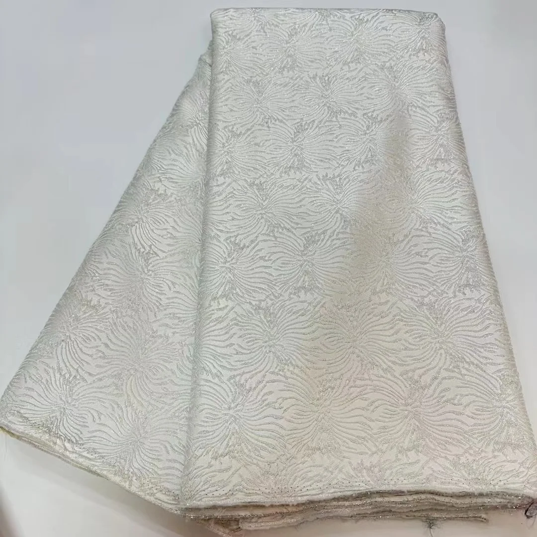 Brocade Jacquard Fabric and Lace High Quality 2025 African Gilded Lace Fabrics for Women Evening Party Dresses HJ6209
Brocade Jacquard Fabric and Lace High Quality 2025 African Gilded Lace Fabrics for Women Evening Party Dresses HJ6209