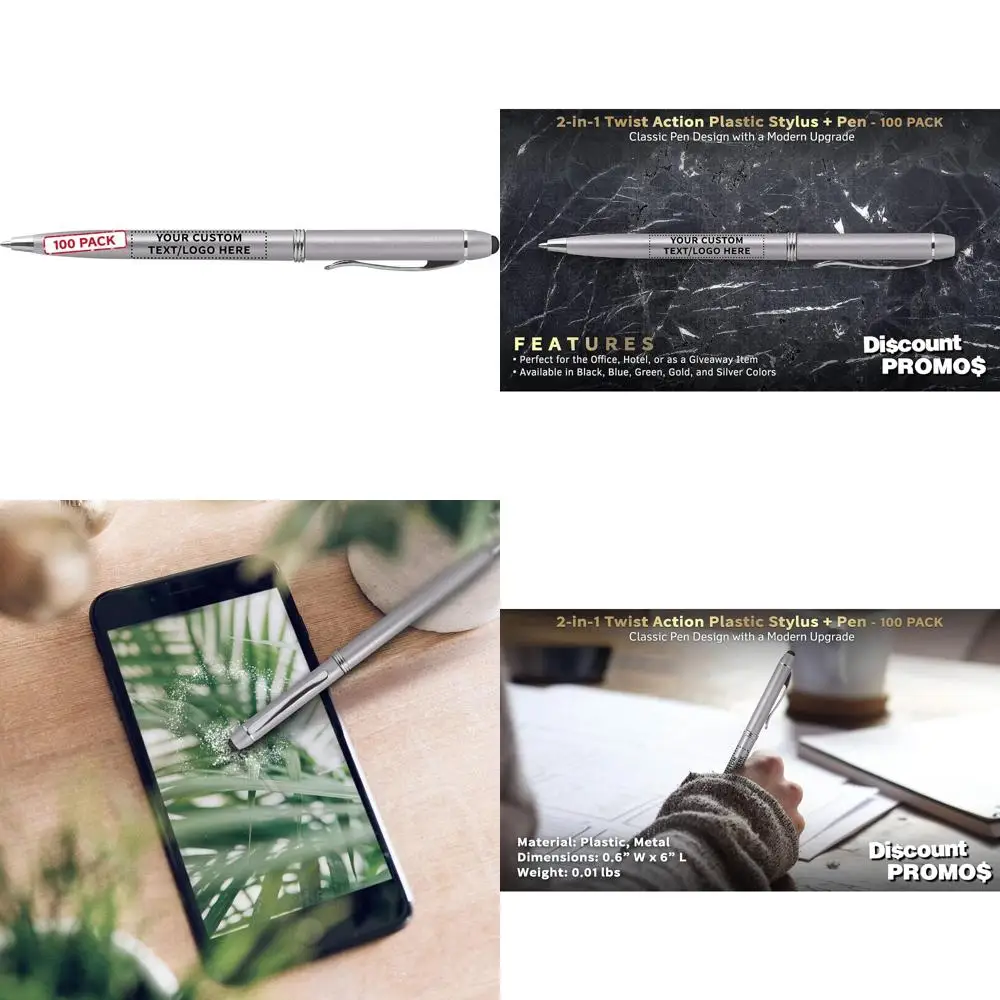 Изготовленная на заказ упаковка из 100 стилусов Twist Action — персонализированные, удобные для работы, крутые письменные принадлежности для профессионалов
Изготовленная на заказ упаковка из 100 стилусов Twist Action — персонализированные, удобные для работы, крутые письменные принадлежности для профессионалов