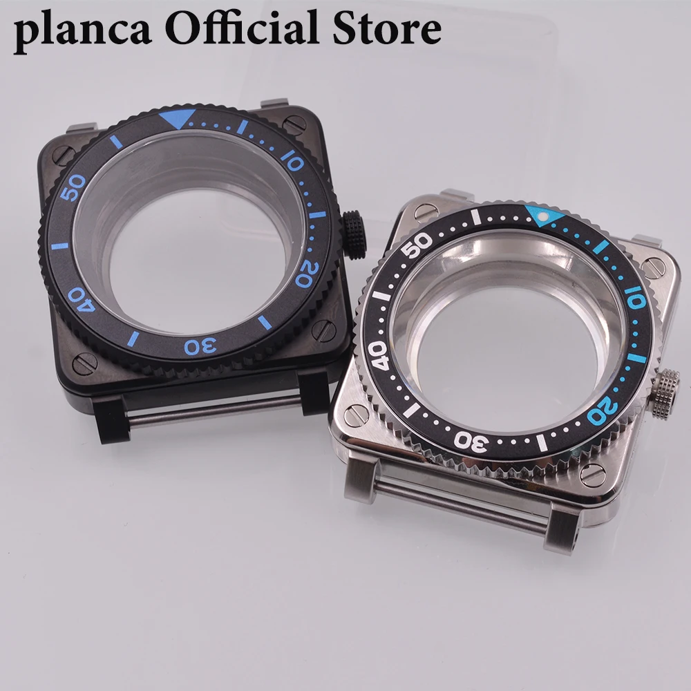 42mm NH35 Case Silver/black Fit NH35 NH36 Automatic Movement Stainless Steel watch case
42mm NH35 Case Silver/black Fit NH35 NH36 Automatic Movement Stainless Steel watch case