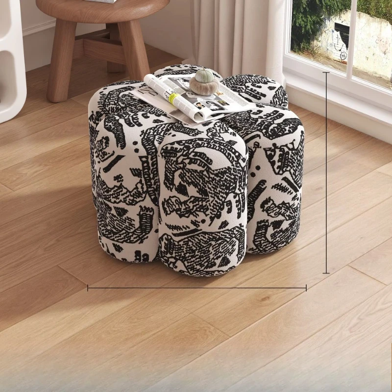 Butter sofa stool luxury petal stool living room shoe changing stool
Butter sofa stool luxury petal stool living room shoe changing stool