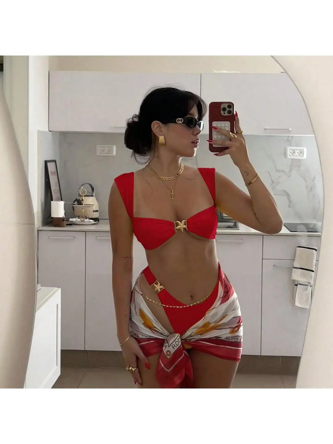 Однотонный металлический купальник-бикини Starfi из двух частей, женский, из полиэстера, с чашечками, без косточек
Однотонный металлический купальник-бикини Starfi из двух частей, женский, из полиэстера, с чашечками, без косточек