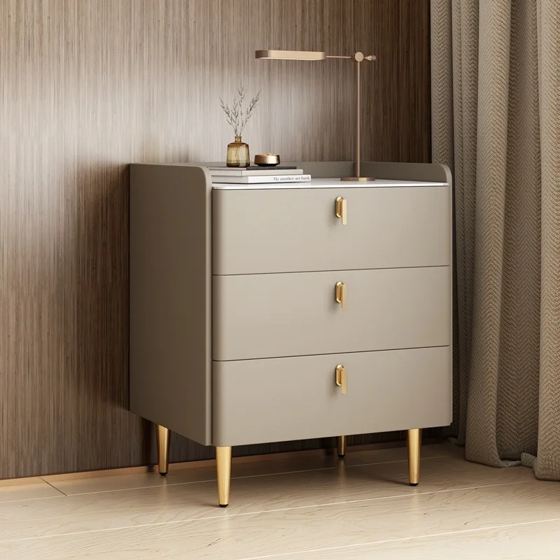 Solid wood Italian bedside table Simple modern light luxury household complete rock slab bedroom Bedside table Mini storage
Solid wood Italian bedside table Simple modern light luxury household complete rock slab bedroom Bedside table Mini storage