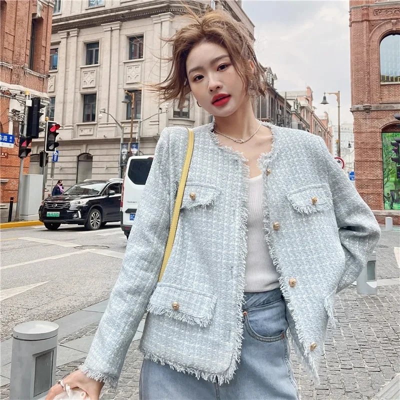 2023 New Women's Spring Autumn Short Casual Tassel Tweed Coat Runway Female Party Jacket O-Neck
2023 New Women's Spring Autumn Short Casual Tassel Tweed Coat Runway Female Party Jacket O-Neck