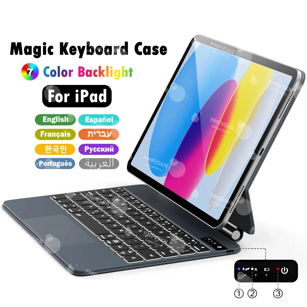 Magic Keyboard Case For iPad Air 11 13 M2 M3 11th Generation A16 2025 10th 10.9 Air 5 4 Magnetic Cover For iPad Pro 11 12.9 13
Magic Keyboard Case For iPad Air 11 13 M2 M3 11th Generation A16 2025 10th 10.9 Air 5 4 Magnetic Cover For iPad Pro 11 12.9 13