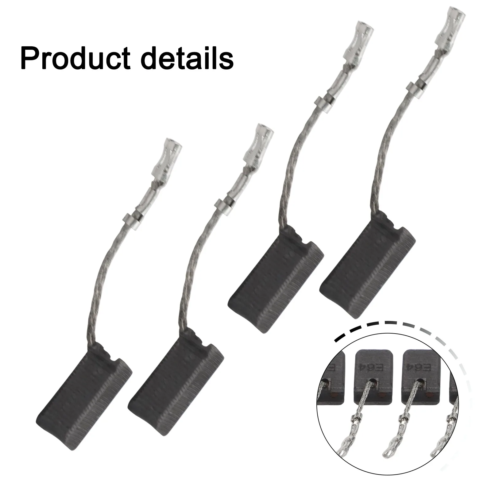 Сменные угольные щетки для прерымительно ходовых двигателей, подходящие для угловой шлифовальной машины мощностью 1200 Вт GWS12125S/GWS12150S E64
Сменные угольные щетки для прерымительно ходовых двигателей, подходящие для угловой шлифовальной машины мощностью 1200 Вт GWS12125S/GWS12150S E64