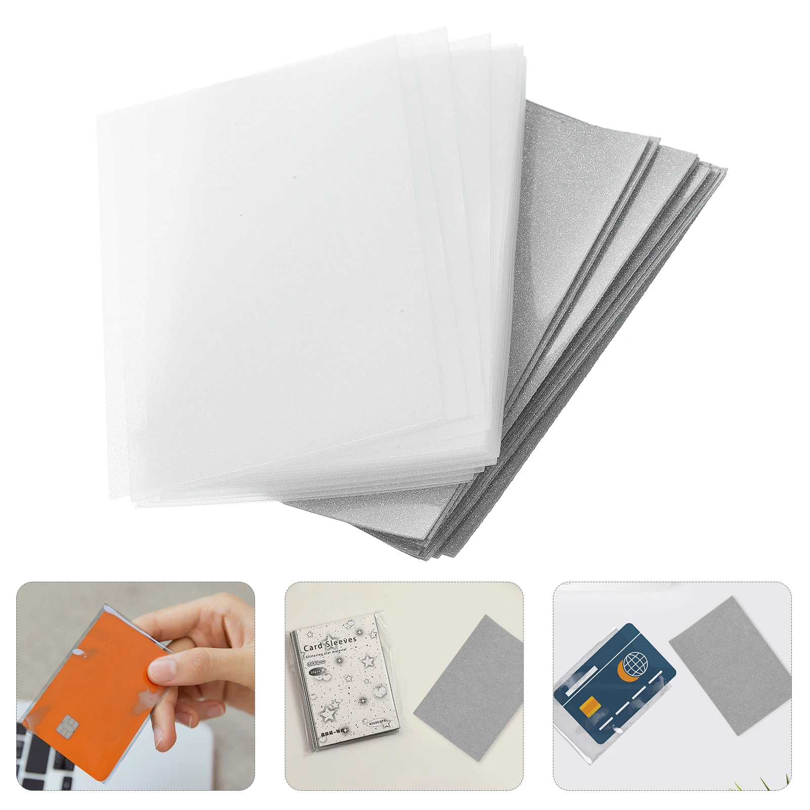 2 Bags Clear Pvc Card Sleeves Protective Covers For Id Photo Anti-Scratch Water Resistant Display Transport
2 Bags Clear Pvc Card Sleeves Protective Covers For Id Photo Anti-Scratch Water Resistant Display Transport