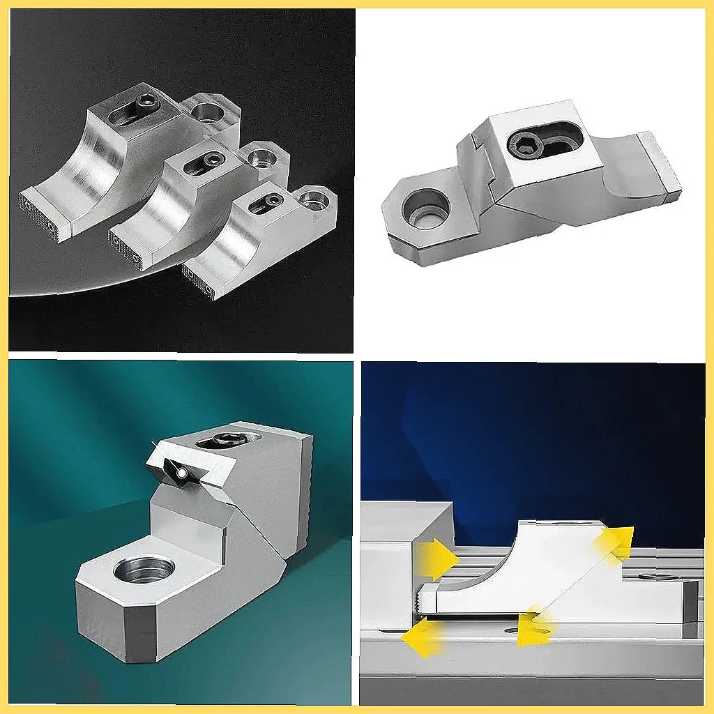 M12 CNC Side Fixture Clamp, Precision Flat End Bench Vice, 4-Piece Workholding Fixturing Set for OK Vise Frog Clamps (Steel)
M12 CNC Side Fixture Clamp, Precision Flat End Bench Vice, 4-Piece Workholding Fixturing Set for OK Vise Frog Clamps (Steel)