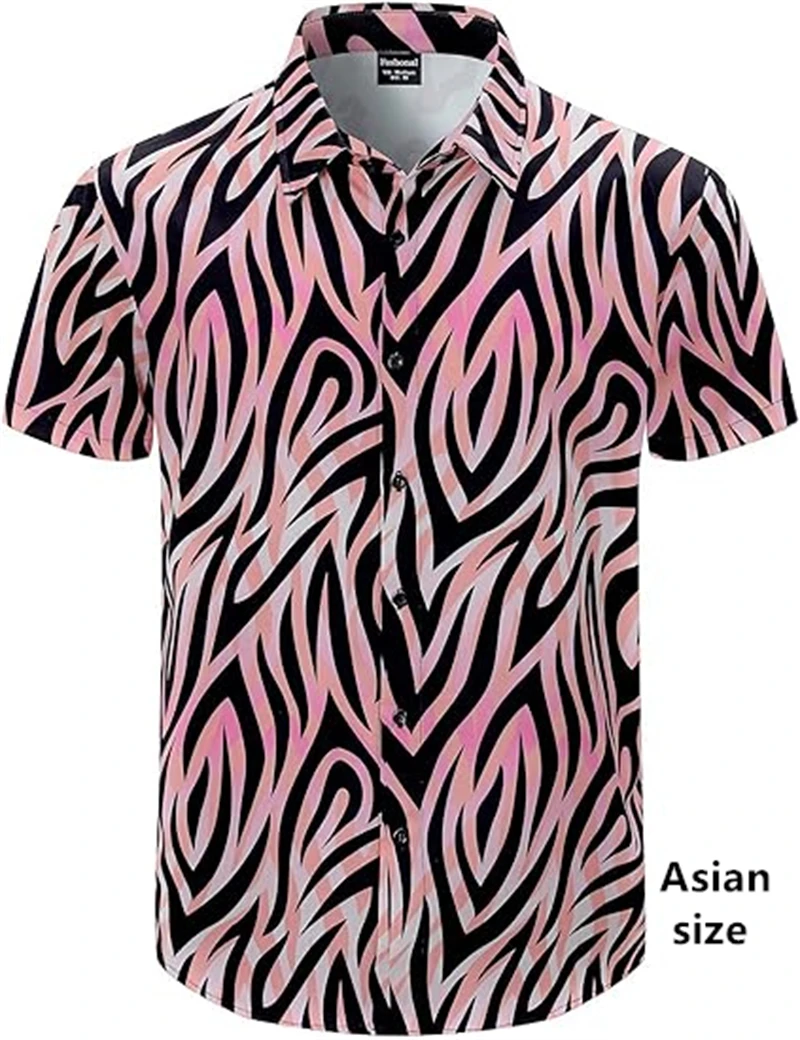 Summer 3D Tiger Leopard Print Shirts For Men Clothes Casual Cool Short Sleeve Streetwear Button Clothing Mens Lapel Hawaiian Top
Summer 3D Tiger Leopard Print Shirts For Men Clothes Casual Cool Short Sleeve Streetwear Button Clothing Mens Lapel Hawaiian Top