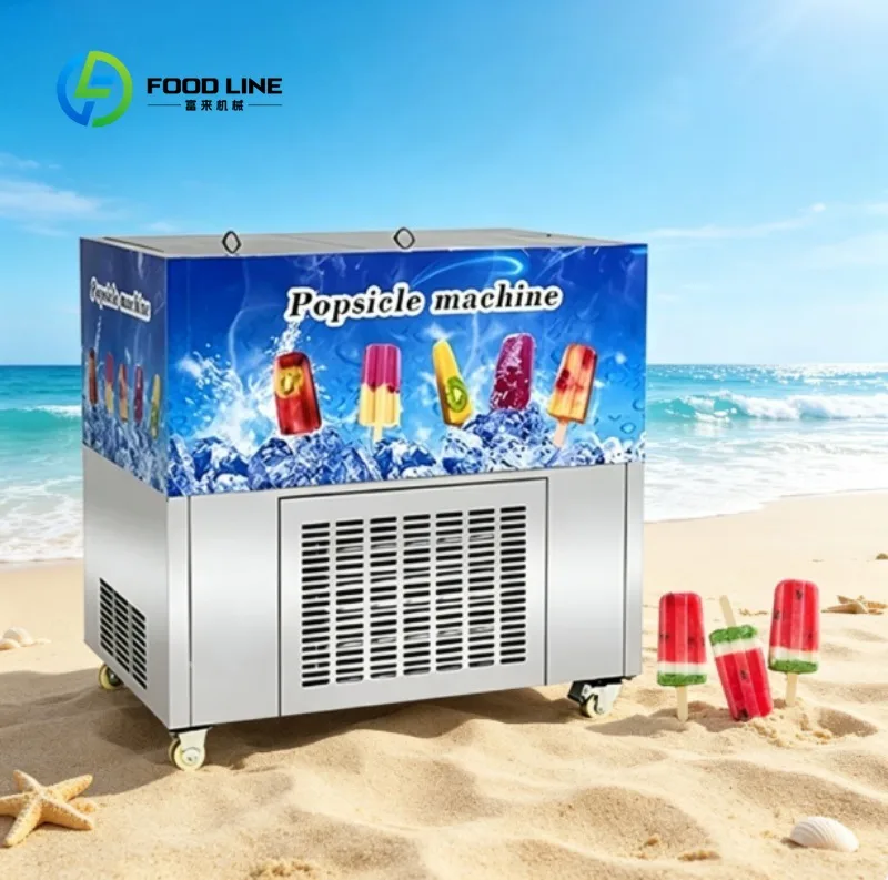 Commercial Popsicle Machine with Fast Freezing System High Capacity Mold Design for Ice Cream Frozen Treat Production, Popsicles
Commercial Popsicle Machine with Fast Freezing System High Capacity Mold Design for Ice Cream Frozen Treat Production, Popsicles