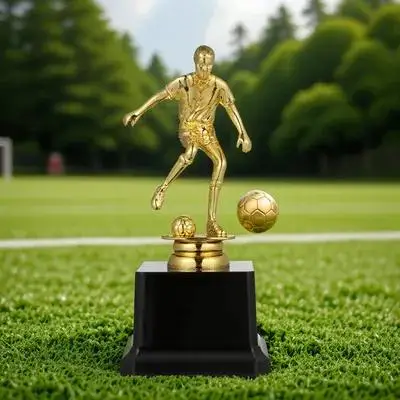 Custom Soccer Player Trophy Gold Look Plastic Figure Award for Sports Game Competition Recognition Tournament Prize
Custom Soccer Player Trophy Gold Look Plastic Figure Award for Sports Game Competition Recognition Tournament Prize