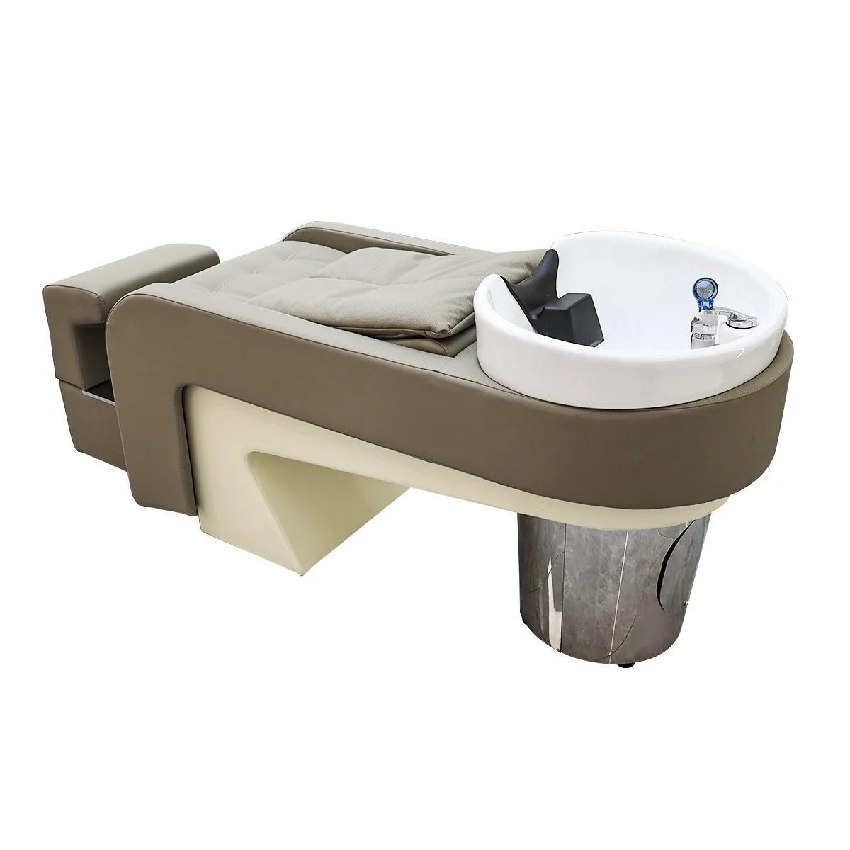 High-End Barber Shop Shampoo Bed Hair Salon Fashionable Simple Ceramic Deep Basin Semi-Reclining Shampoo Bed
High-End Barber Shop Shampoo Bed Hair Salon Fashionable Simple Ceramic Deep Basin Semi-Reclining Shampoo Bed