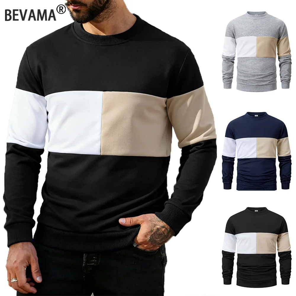Men's Crew Neck Sweatshirts Patchwork Loose Sweatshirts Spring Autumn Outdoor Jogging Tops Casual Daily Long Sleeve Pullover
Men's Crew Neck Sweatshirts Patchwork Loose Sweatshirts Spring Autumn Outdoor Jogging Tops Casual Daily Long Sleeve Pullover