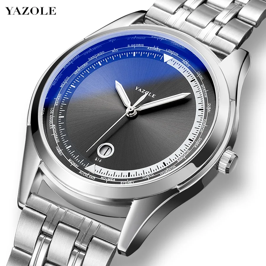 Advanced Men's Quartz Watch Luminous Dial Calendar Waterproof Steel Strip Business Watch
Advanced Men's Quartz Watch Luminous Dial Calendar Waterproof Steel Strip Business Watch