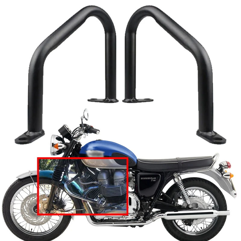 Motorcycle Engine Guard Crash Bar Safety Bumper Protector For Bonneville T100 Bobber Thruxton 1200/R Street Cup/Twin 2016-2019
Motorcycle Engine Guard Crash Bar Safety Bumper Protector For Bonneville T100 Bobber Thruxton 1200/R Street Cup/Twin 2016-2019