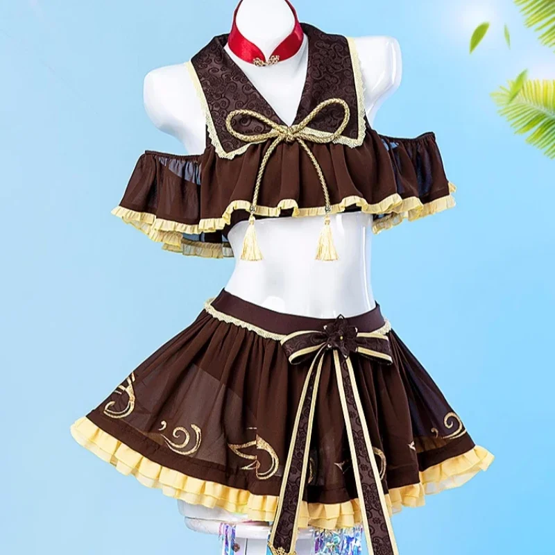Hu Tao Cosplay Costume Game Genshin Impact Cosplay Anime Women Casual Summer Beach Swimsuit Lovely Swimwear Top Skirtpant Stock
Hu Tao Cosplay Costume Game Genshin Impact Cosplay Anime Women Casual Summer Beach Swimsuit Lovely Swimwear Top Skirtpant Stock