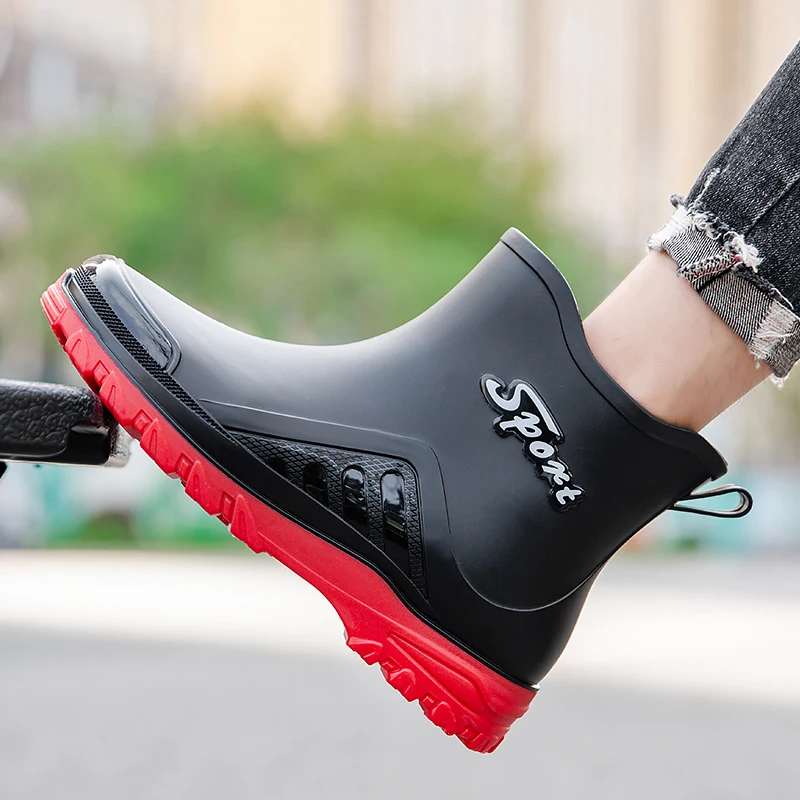 Men's water shoes four seasons British soft sole anti-slip waterproof outdoor casual fishing rain shoes chef kitchen rain boots
Men's water shoes four seasons British soft sole anti-slip waterproof outdoor casual fishing rain shoes chef kitchen rain boots
