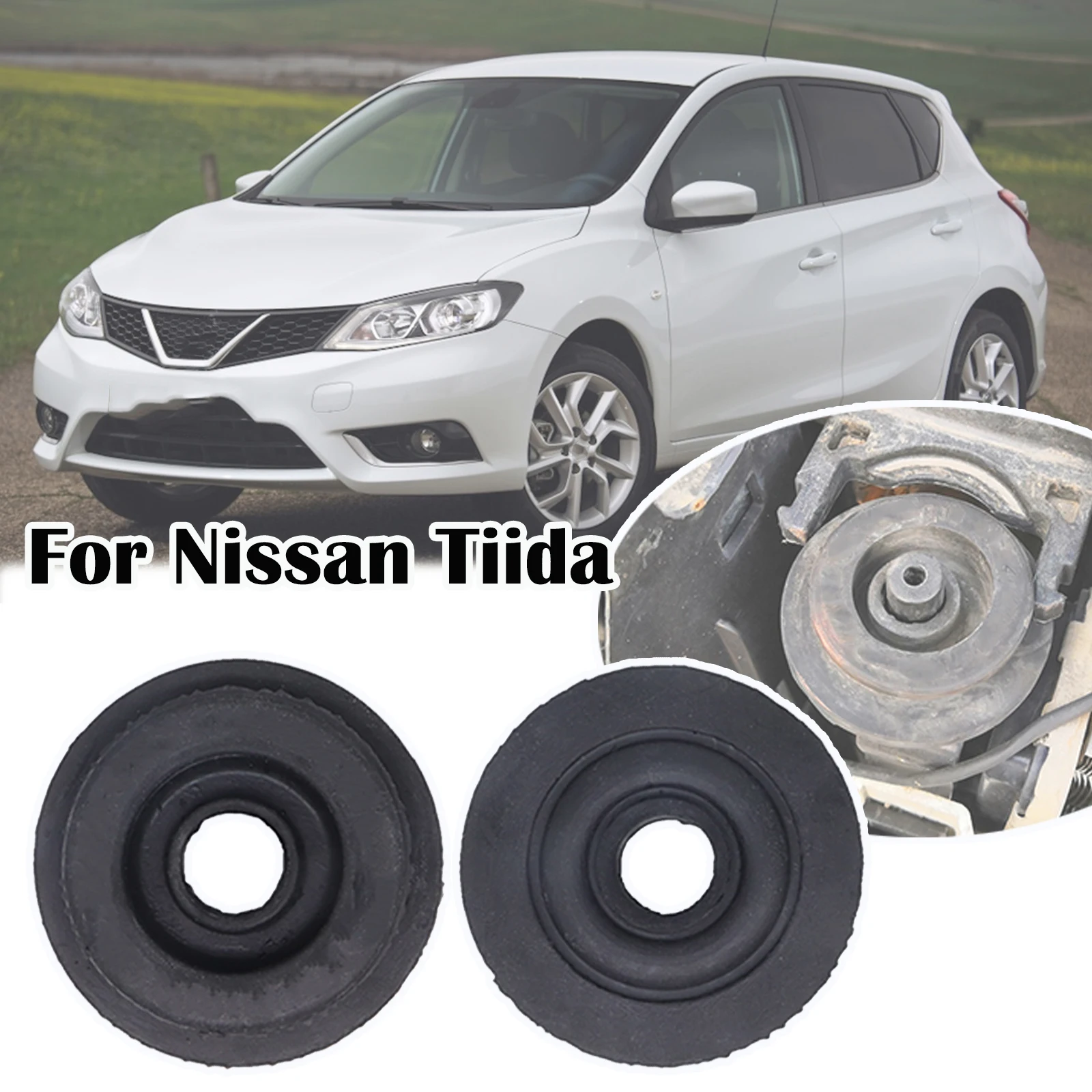 Car Front Mount Rubber Radiator Bushing Set Bracket For Nissan Tiida C11 C12 2007 - 2014 2015 2016 2017 2018 Versa 21542-CA000
Car Front Mount Rubber Radiator Bushing Set Bracket For Nissan Tiida C11 C12 2007 - 2014 2015 2016 2017 2018 Versa 21542-CA000