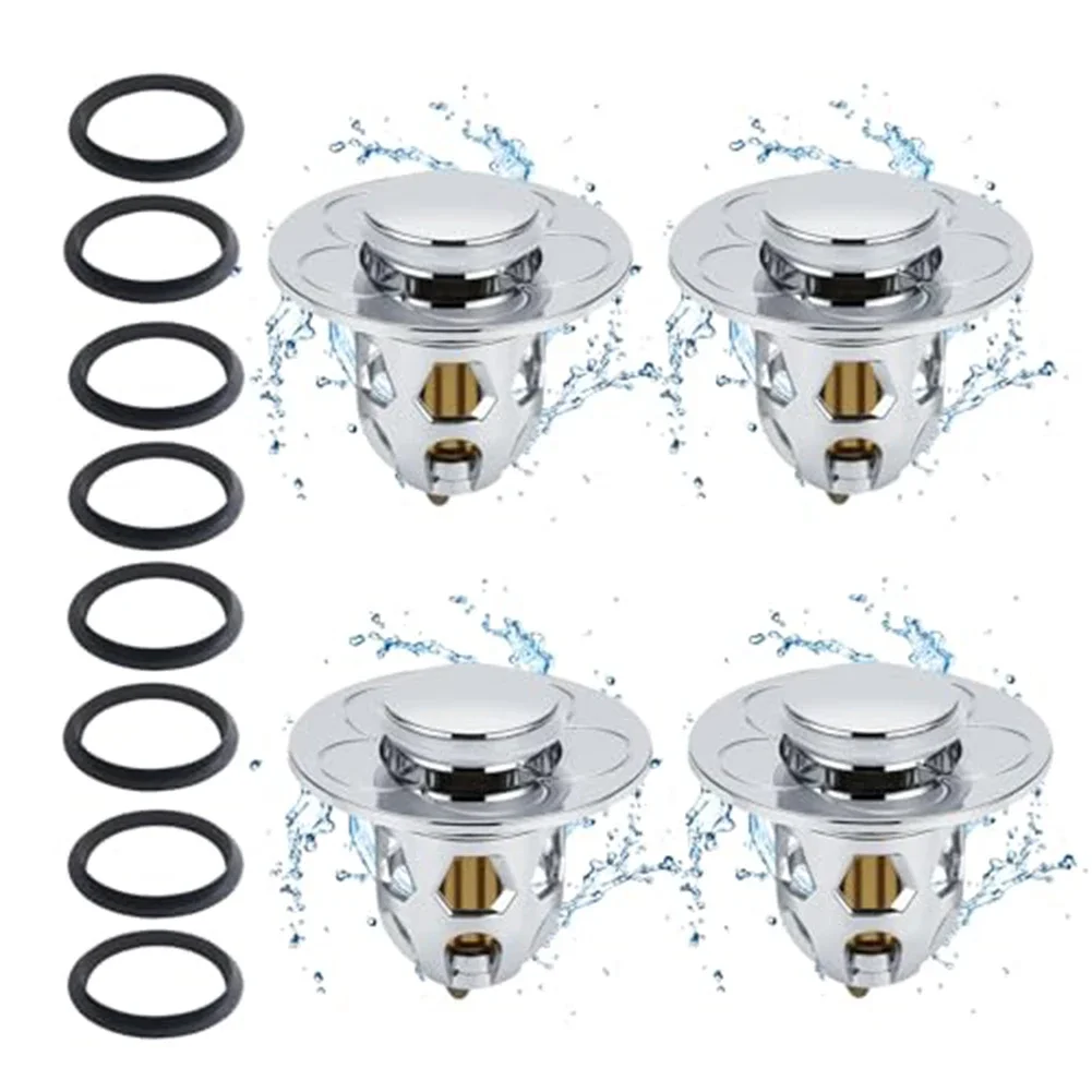 4 Piece Up Drain Assembly with Gaskets for Bathroom For Sink Vanity Tub Kitchen For Sink Anti Clog Drain Solution
4 Piece Up Drain Assembly with Gaskets for Bathroom For Sink Vanity Tub Kitchen For Sink Anti Clog Drain Solution