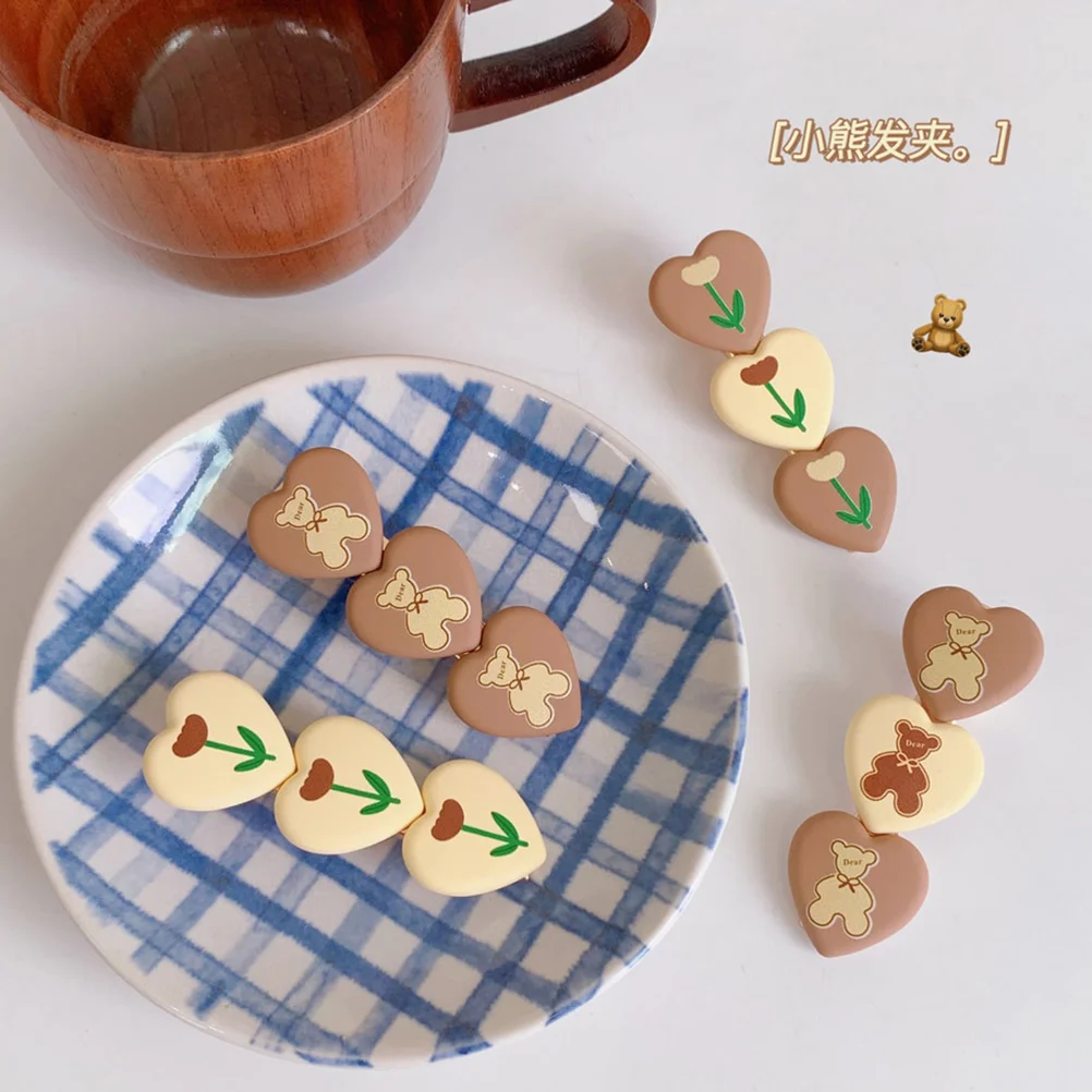 4Pcs Cartoon Tulip Hairpin Heart Shape Women Hair Clip Comfortable Daily Wear Baby Shower Gift Cartoon Hairpin
4Pcs Cartoon Tulip Hairpin Heart Shape Women Hair Clip Comfortable Daily Wear Baby Shower Gift Cartoon Hairpin