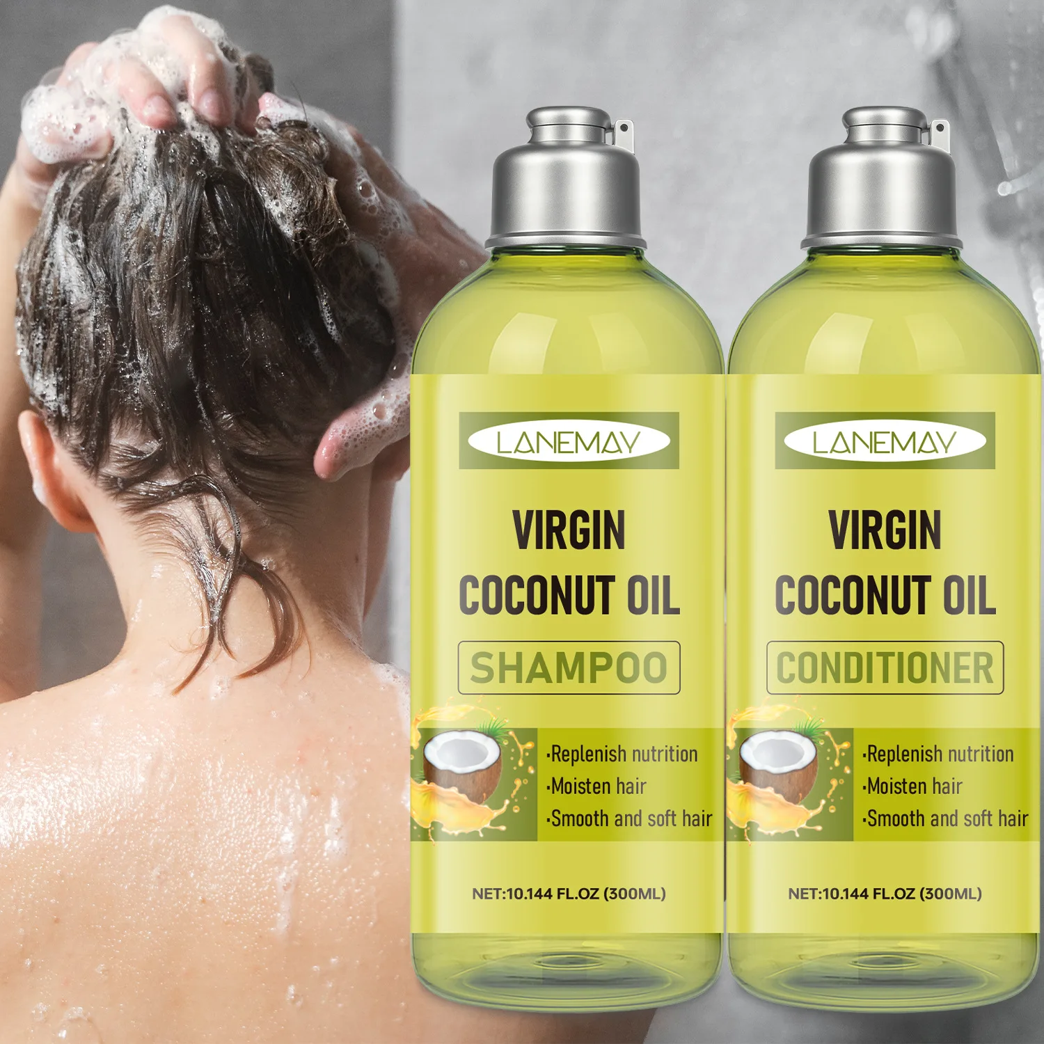 Virgin Coconut Oil Shampoo & Conditioner Set – Deep Moisturizing for All Hair Types Transform dry, dull hair into soft.
Virgin Coconut Oil Shampoo & Conditioner Set – Deep Moisturizing for All Hair Types Transform dry, dull hair into soft.