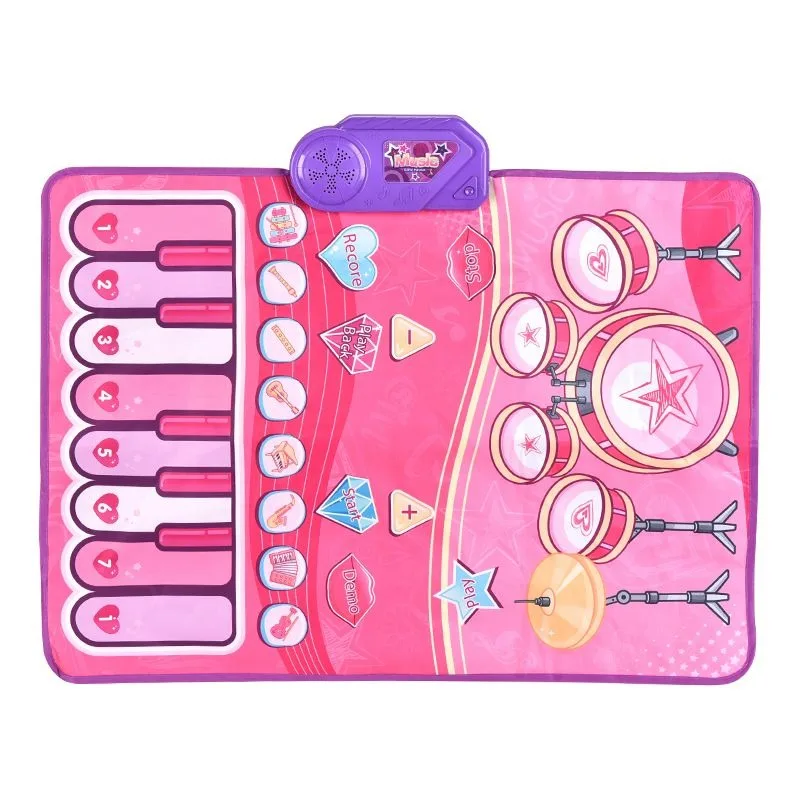 Wholesale Play Game Pink 2 in 1 Jazz Drum Activity Play Piano Music Mat Christmas Present
Wholesale Play Game Pink 2 in 1 Jazz Drum Activity Play Piano Music Mat Christmas Present