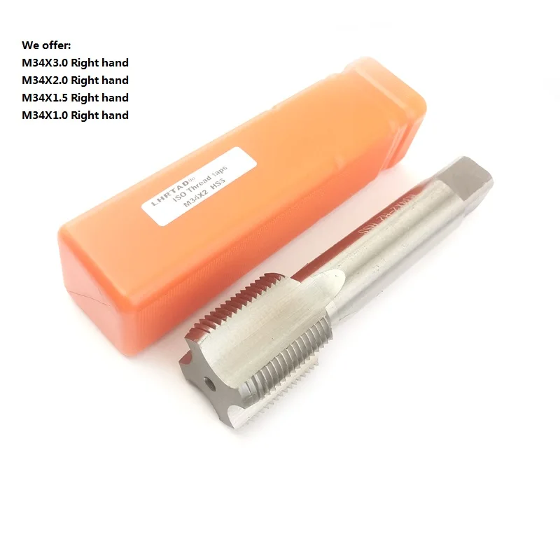 Standard HSS Bright finished straight fluted tap M34X3 X2 Mechanical workshop tools Fine screw Thread plug taps M34X1.5 M34X1
Standard HSS Bright finished straight fluted tap M34X3 X2 Mechanical workshop tools Fine screw Thread plug taps M34X1.5 M34X1