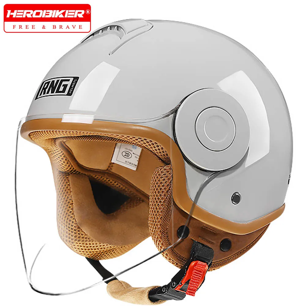 3/4 Open Face Helmet New Retro Motorcycle Helmets Riding Cool Helmet Motocross Helmet Electric Vehicle Helmets For Men And Women
3/4 Open Face Helmet New Retro Motorcycle Helmets Riding Cool Helmet Motocross Helmet Electric Vehicle Helmets For Men And Women
