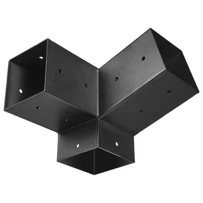 Post connectors, 3-way angled brackets for 92x92 mm wooden beams, 2-pack pergola brackets with 2 post bases & 2 wall mounting bases, for pergolas, gazebos & outdoor sheds
Post connectors, 3-way angled brackets for 92x92 mm wooden beams, 2-pack pergola brackets with 2 post bases & 2 wall mounting bases, for pergolas, gazebos & outdoor sheds